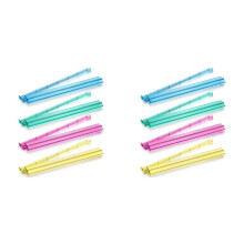 8X Règle de Mahjong Américaine avec Tige de Poussée, 4 Couleurs, Supports de Tuiles de Mahjong, Accessoires et Cadeaux de Mahjong.