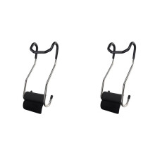 2X Crochets de Sécurité pour Haltères, Fixation pour Barre D'Haltères, Poignées de Suspension, Crochets pour Haltères pour L'Exercice