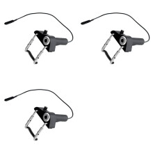 3X Violin Pickup Portable Piezo Violin Pickup CV-19 with External Jack Mount for Ukulele