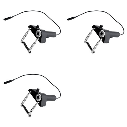 3X Violin Pickup Portable Piezo Violin Pickup CV-19 with External Jack Mount for Ukulele