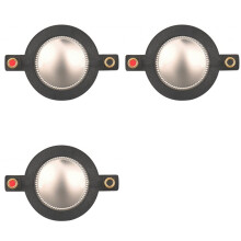 3X Bobine Acoustique de Tweeter en Film de Titane, Noyau de Membrane, Réparation de Haut-Parleur Aigu, Accessoires de Haut-Parleur 44,4 mm.
