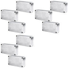 9PCS 1590B Style Guitar Effects Pedal Aluminum Stomp Box Enclosure for DIY Guitar Pedal Kit