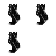 3X Universal Bicycle Water Bottle Holder Adjustable Handlebar Cup Cage for MTB Road Cycling Black