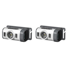 2X LED Sensor Hat Clip Lamp Waterproof Light Rechargeable Fishing Searching Light Camping Light Night