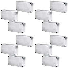 12PCS 1590B Style Pedal de Efectos de Guitarra Caja de Pedal de Aluminio Caja para Kit de Pedal de Guitarra DIY