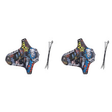 2X ZTTO Garde-Boue VTT à Dégagement Rapide Garde-Boue Avant Arrière pour Vélo de Montagne Garde-Boue AM pour Vélo Tout-Terrain