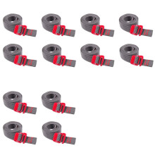 12 Pièces Randonnée Escalade Ceintures de Tension Boucle Tie-Down 1.4m Ceinture Cargo Sangles Cordon Ruban Nylon Corde avec Crochet à Libération