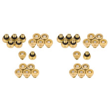 34PCS Low Pressure Brass Misting Nozzles Misting Water Nozzle for Garden,Patio,Outdoor System Thread 0.3mm
