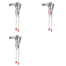 3X Fishing Rod Ground Holder Base Downhill Automatic Cane Support Stand Fish Pole Folding Holder for Lakes Pond Fishing