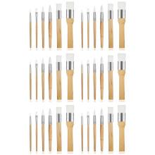 Art Paint Brushes Set 36Pieces Wooden Paintbrushes for Artists Adults Kids Body Face Painting