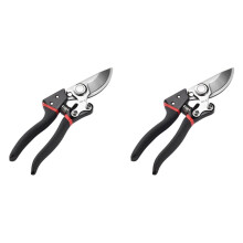 2X Pruning Shears for Gardening Bypass Garden Scissors & Clippers for Branch Trimming, Super SK5 Blade