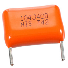 20Pcs 400V 104J Orange Drop Capacitors Guitar Tone Capacitor for Electric Guitar & Bass