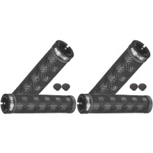 4X MOTSUV Bicycle Handlebar Grips Rubber Soft Mountain Bike Grips Dustproof Handlebar Protect Cover Bicycle Grips Black