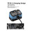 2X Headlamp Motion Sensor Headlight LED Rechargeable Headlamp,Adjustable Headband for Camping Running Walking Black+ 1