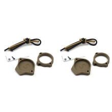 2X Housse de Protection pour Objectif de Lampe de Poche, Série de Lampes de Poche D'Extérieur à Lumière Forte, Housse de Protection pour Objectif