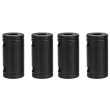 4x MOTOWOLF Motorcycle 25mm Engine Guard Fall Prevention Protected Block Crash Bar Bumper Protector Decorative