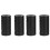 4x MOTOWOLF Motorcycle 25mm Engine Guard Fall Prevention  Protected Block Crash Bar Bumper Protector Decorative 1