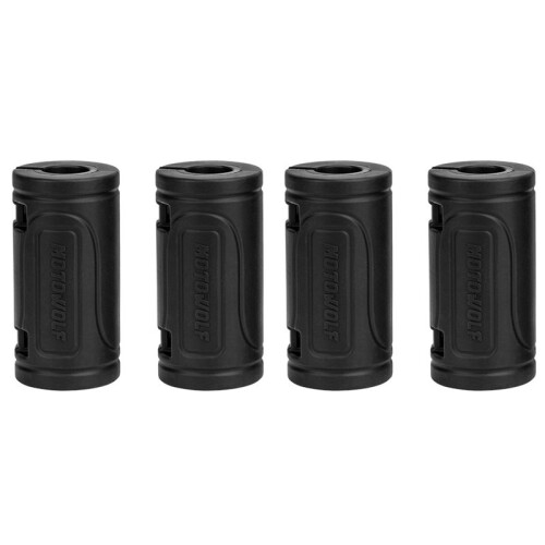 4x MOTOWOLF Motorcycle 25mm Engine Guard Fall Prevention  Protected Block Crash Bar Bumper Protector Decorative