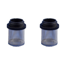 2X Stainless Steel Water Pump Filter Screen for Aquariums, Fish Tanks, Garden Irrigation, 1Inch Pipe Compatibility