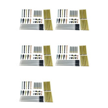 25x Woodturning Slimline Pen Kit Mixed Colours, with Twist Mechanism