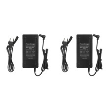 2X 54.6V 2A Charger Compatible with 4 Ultra/4 Pro 2nd Gen Electric Scooter Battery Charger Adapter Power Accessories EU Plug