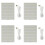 4X för BambuLabs Lithophane LED Panel CMYK LED Backlight Board PLA Basic CMYK Lithophane Bundle 1