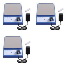 3X Professional Magnetic Stirrer for Efficient Mixing and Homogenization Max Stirring Capacity of 3000ML EU Plug