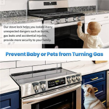 10pcs Stove Knob Locks for Child Safety,Design Knob Safety Covers, Child Proof Oven Knob Locks, Prevent Accidental Touch