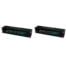 2X New VFD Clock Vacuum Fluorescent Display WIFI Timing Automatic Calibration Gaming Atmosphere Desktop Decoration