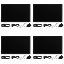 4 Set 7 Inch Portable Display IPS 1024x600 LCD -Compatible VGA AV Input Type C Power in