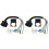 2X 7 Pin Trailer Plug,7 Way Trailer Light Connector Socket,7 Pin Truck Plug Quick Converter with Mounting Bracket 1