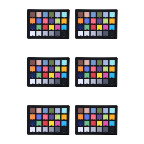 Color Spot Tests 6X New 24 Color Card Test for Superior Digital Color Correction Use for ...