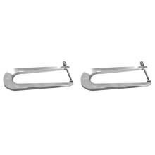 2X Pince de Chevalet pour Guitare, Outil de Luthier, Profondeur de Gorge 20 cm, pour Fixations de Guitare en Bois.