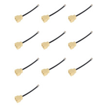 10X Coupleureur RJ12 6P6C 2 Voies RJ11 de 50 cm, Adaptateur Répartiteur pour Câble Téléphonique, Compatible avec les Téléphones