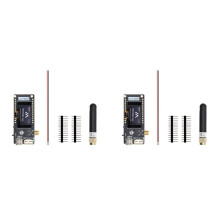 2X LILYGO T3S3-LR1121/2.4G V1.2 ESP32-S3 LoRa2.4G SX1280 Ausgestattet mit 0,96 Zoll OLED-Entwicklungsboard-Modul