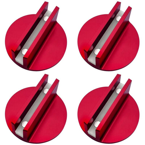 4X Magnetic Jack Pad Frame Rail Protector Jack Pad Adapter Jack Puck Pinch Weld Frame Rail Adapter Protector A