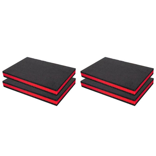 Toolbox EPE Foam, Cuttable Polyurethane Foam Sheets,Toolbox Organization & Shock-Absorbing Foam 400x330x25mm,4PCS
