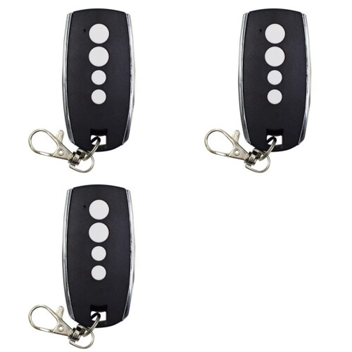 3X Garage Door Remote Control 433MHz Wireless Rolling Gate Controller for Garage Hand Transmitter