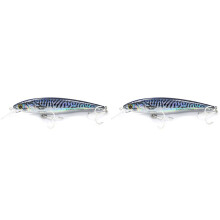 2pcs 120mm Sinking Minnow Hard Lure for Saltwater Long Jerkbait Artificial Sea Bass Wobblers Bait D