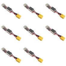 8X 2S-6S Lipo Lithium Battery XT60 to USB Charger Converter with Voltage Display Adapter Board for Protect Phone