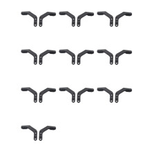 20X Handguard Support Bracket Mount 28mm Handlebar Guard Clamp Universal for for EXC RMZ,B