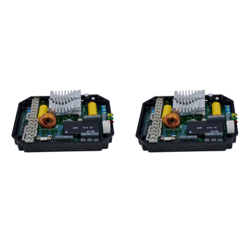 2X UVR6 AVR Automatic Voltage Regulator Generator Stabilizer Alternator Single Three Phase Adjuster
