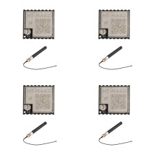 4X HT-RA62 LoRa Series Module with Antenna 868-915MHz SX1262 Low Power Consumption Spread Spectrum Communication Module