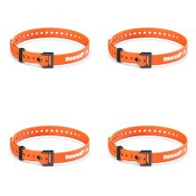4X Rhinowalk TPU Plastic Elastic Scale Strap with Clip Safety Rubber Cargo Strap Compact Tie High Strength Strap Orange