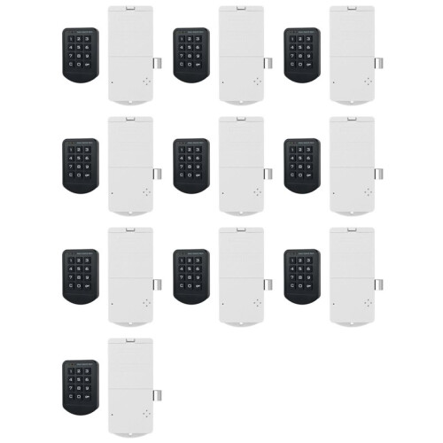 10X Password Cabinet Drawer Electric Key, Fully Automatic  Electric Lock. Locker Electronic Digital Button Lock