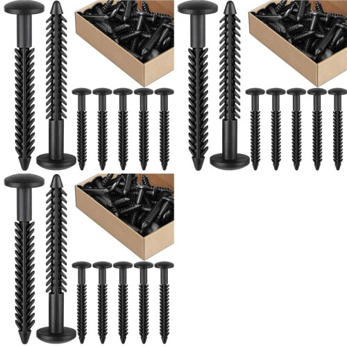 Vinyl Shutter Fasteners for Window Outside, Plastic Shutter Screws Exterior Window Shutter Pin Pegs 78PCS