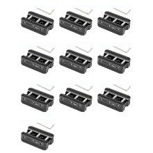 10X Picatinny Arca Swiss Platte Picatinny Konvertieren zu ARCA Schnellwechselplatte Schiene Jagdstativ Schwalbenschwanz-Montageadapter