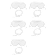 5X Waterstofbril Oogmasker Waterstofzuigmasker Koelbril Waterstofgenerator Inhalatiemachine Accessoires Wit