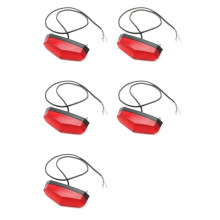 5X LED E-Bike Taillight 12V-80V Electric Bicycle Rear Lamp Safety Night Riding Warning Light