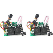 2X PWM Motor Speed Controller 12V-48V/40A, Forward-Reverse , LED Display & Adjustable Potentiometer